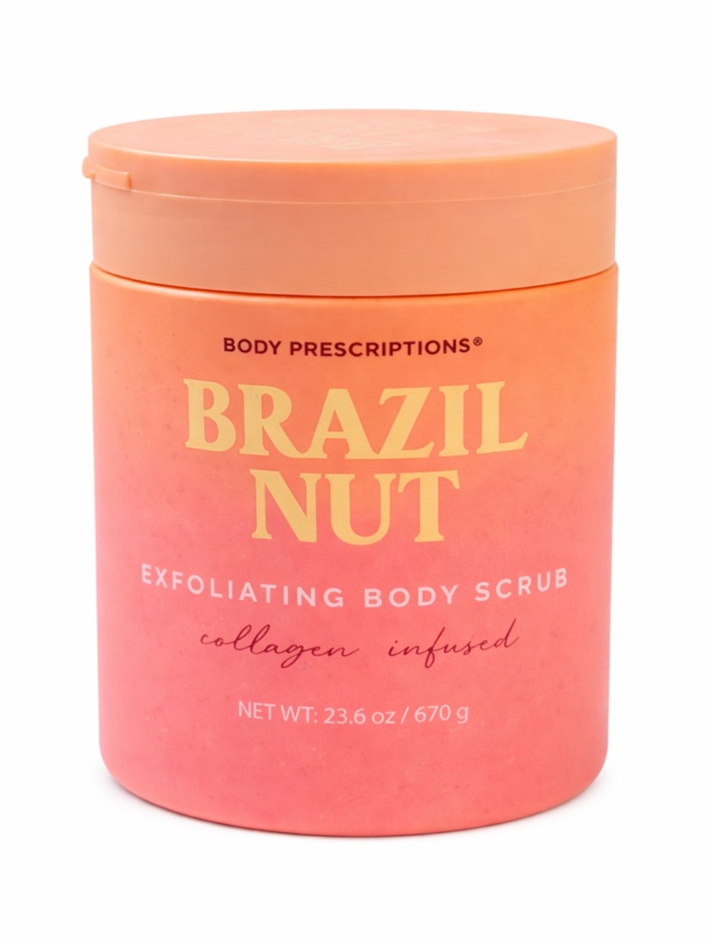 Body Prescriptions Brazil Nut Body Scrub Collagen Infused Exfoliating 23.6 oz